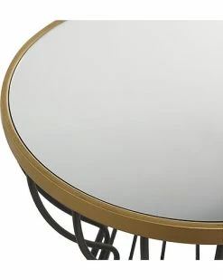 Peyton Lane Black Contemporary Metal Accent Table Home -Shop Style Sales 3050285549 RLLD 3