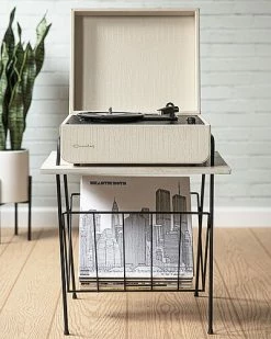 Crosley Radio Natural Wiltshire Turntable Stand Home -Shop Style Sales 3050287941 RLLD 4