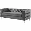 Inspired Home Alison Velvet Sofa -Shop Style Sales 3050297193 RLLD 1