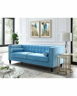 Inspired Home Pax Velvet Sofa -Shop Style Sales 3050297218 RLLD 2