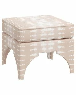 Skyline Furniture Dotted Stripe Ottoman Home