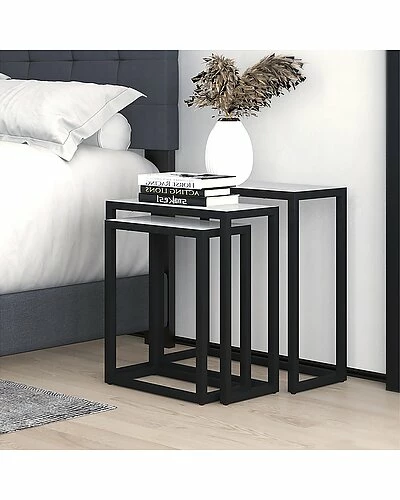 Worldwide Home Furnishings 3pc Accent Table Set 4 Worldwide Home Furnishings 3pc Accent Table Set - Image 2