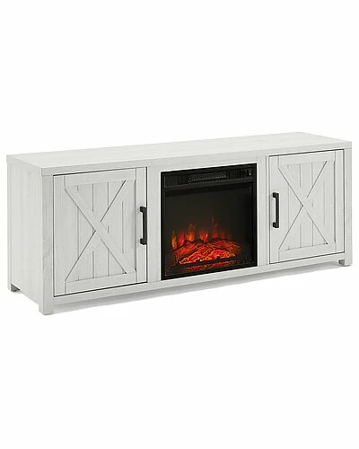 Crosley Furniture Gordon 58in Low-Profile TV Stand W/Fireplace Home 3 Crosley Furniture Gordon 58in Low-Profile TV Stand W/Fireplace Home