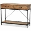 Baxton Studio Norwood 2-Drawer Console Table Home 1 Baxton Studio Norwood 2-Drawer Console Table Home -Shop Style Sales 3050307994 RLLD 1