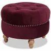 Jennifer Taylor Home La Rosa Victorian Tufted Round Ottoman -Shop Style Sales 3050309913 RLLD 1