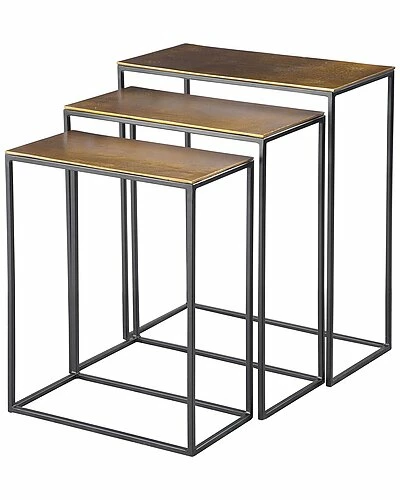 Uttermost Coreene Gold Nesting Tables Set/3 Home 3 Uttermost Coreene Gold Nesting Tables Set/3 Home