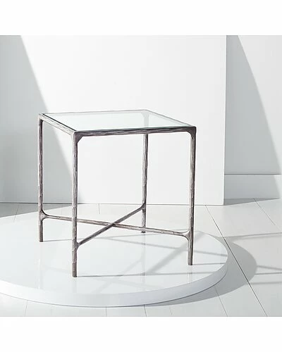 Safavieh Couture Jessa Forged Metal Square End Table Home 4 Safavieh Couture Jessa Forged Metal Square End Table Home - Image 2