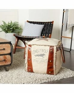 Peyton Lane Canvas Pouf Home -Shop Style Sales 3050317842 RLLD 4