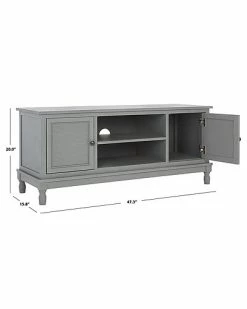 Safavieh Ryder 2 Drawer 1 Shelf Media Stand Home -Shop Style Sales 3050319031 RLLD 3