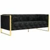 Chic Home Louvre Black Sofa