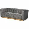 Design Studios Loreto Glam And Luxe Grey Velvet Sofa Home -Shop Style Sales 3050322654 RLLD 1