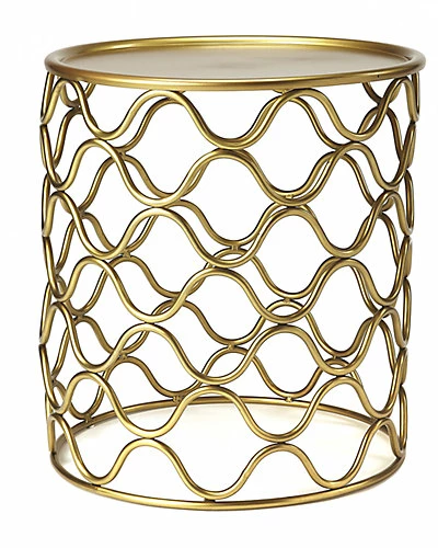 Butler Specialty Company Glendale Antique Gold Accent Table Home 4 Butler Specialty Company Glendale Antique Gold Accent Table Home - Image 2