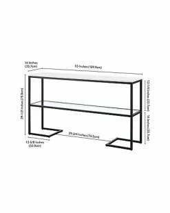 Abraham + Ivy Errol 55in Rectangular Console Table Home -Shop Style Sales 3050329787 RLLD 4