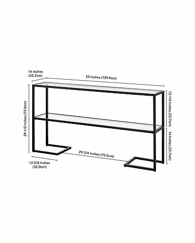 Abraham + Ivy Errol 55in Rectangular Console Table Home 6 Abraham + Ivy Errol 55in Rectangular Console Table Home - Image 4