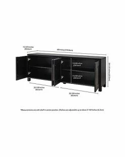 Abraham + Ivy Chabot Rectangular TV Stand For TVs Up To 80in Home 9 Abraham + Ivy Chabot Rectangular TV Stand For TVs Up To 80in Home -Shop Style Sales 3050329801 RLLD 4