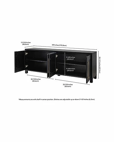 Abraham + Ivy Chabot Rectangular TV Stand For TVs Up To 80in Home 6 Abraham + Ivy Chabot Rectangular TV Stand For TVs Up To 80in Home - Image 4
