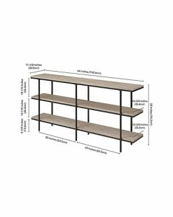 Abraham + Ivy Harper 64in Rectangular Console Table Home -Shop Style Sales 3050329818 RLLD 4