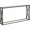 Abraham + Ivy Lo 55In Blackened Bronze Console Table Home