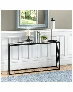 Alternative view of Abraham + Ivy Lo 55In Blackened Bronze Console Table Home