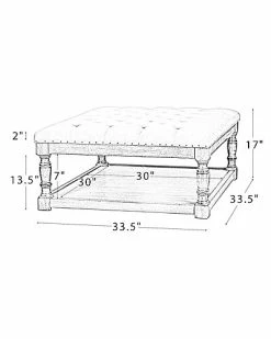 Home Design Shelved Tufted Cocktail Ottoman -Shop Style Sales 3050331568 RLLD 5