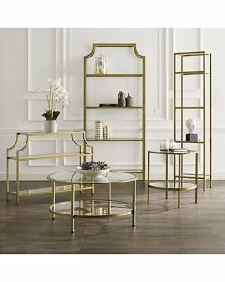 Crosley Aimee Glass Side Table Home 7 Crosley Aimee Glass Side Table Home -Shop Style Sales 3050332714 RLLD 3