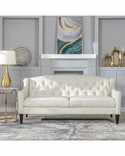 Jennifer Taylor Home Ken 74" Upholstered Button Tufted Sofa -Shop Style Sales 3050333833 RLLD 2
