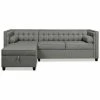 Jennifer Taylor Home 100in Tuxedo Sectional With Reversible Chaise & Storage -Shop Style Sales 3050333873 RLLD 1