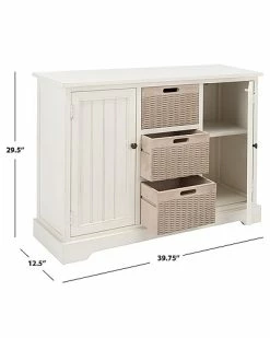 Safavieh Landers 2 Doors & 3 Removable Bask Home -Shop Style Sales 3050337082 RLLD 3