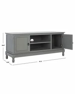 Safavieh Haines 2 Drawer 1 Shelf Media Stand Home -Shop Style Sales 3050337182 RLLD 3
