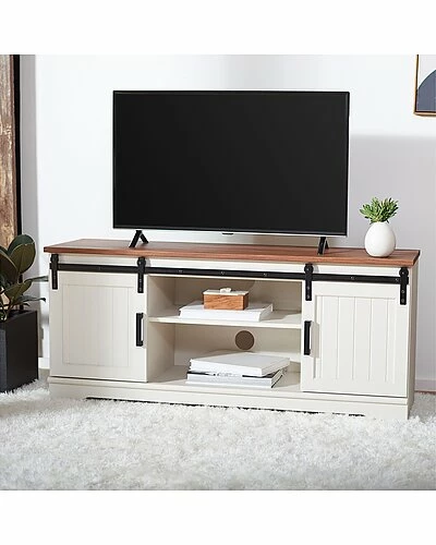 Safavieh Braelynn 3 Shelf Media Stand Home 4 Safavieh Braelynn 3 Shelf Media Stand Home - Image 2