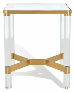 Safavieh Couture Zanna Acrylic Accent Table Home