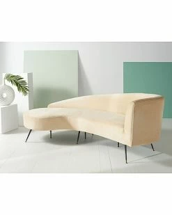 Safavieh Couture Evangeline Velvet Parisian Sofa Home -Shop Style Sales 3050337878 RLLD 2