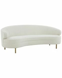 Safavieh Couture Primrose Boucle Curved Sofa Home