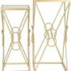 Sagebrook Home T Of 2 MetalMirror 23-26In Knot Accent Tables -Shop Style Sales 3050340432 RLLD 1
