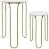 Sagebrook Home Metal Set Of 2 22-28In End Tables -Shop Style Sales 3050340451 RLLD 1