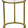 Sagebrook Home Metal 22In Rope Side Table -Shop Style Sales 3050340472 RLLD 1