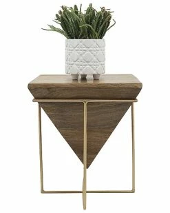 Sagebrook Home Wood 18In Inverted Pyramid Side Table -Shop Style Sales 3050340535 RLLD 2