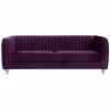 Chic Home Kent Purple Velvet Sofa -Shop Style Sales 3050343361 RLLD 1
