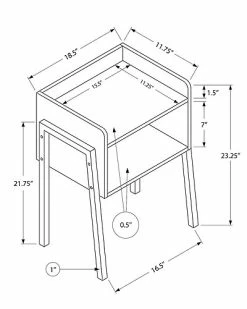 Monarch Specialties De Table / Nightstand Home -Shop Style Sales 3050350854 RLLD 3