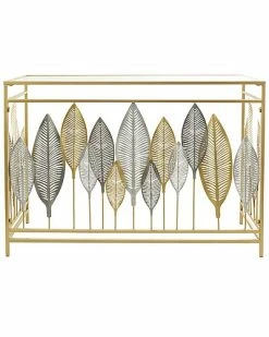 Peyton Lane Gold Metal Contemporary Console Table Home -Shop Style Sales 3050351422 RLLD 3