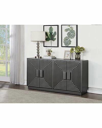 Coast To Coast Four-Door Credenza Home 4 Coast To Coast Four-Door Credenza Home - Image 2