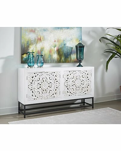 Coast To Coast Four-Door Credenza Home 4 Coast To Coast Four-Door Credenza Home - Image 2