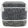 LR Home Modern Distressed Rope Lined And Tasseled Pouf -Shop Style Sales 3050355973 RLLD 1