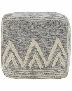 LR Home Modern Tufted Geometric Peaks Pouf -Shop Style Sales 3050355974 RLLD 3
