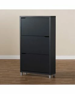 Baxton Studio Mms Shoe Storage Cabinet Home -Shop Style Sales 3050364838 RLLD 2