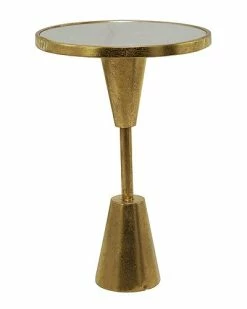 Peyton Lane Gold Contemporary Metal Accent Table Home -Shop Style Sales 3050366231 RLLD 3