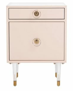 Safavieh Couture Harry 2 Drawer Side Table Home