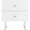 Safavieh Couture Neptune 2 Drawer Side Table Home