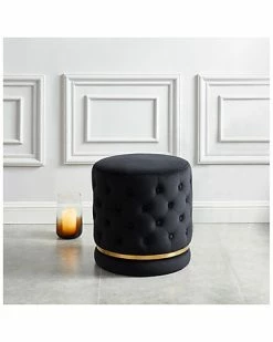 Worldwide Home Furnishings Delilah Round Swivel Ottoman -Shop Style Sales 3050368908 RLLD 2