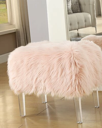 Inspired Home Tessa Luxe Ottoman 4 Inspired Home Tessa Luxe Ottoman - Image 2